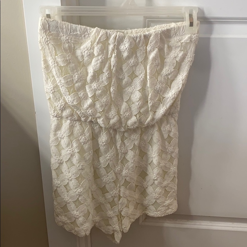 Strapless Romper